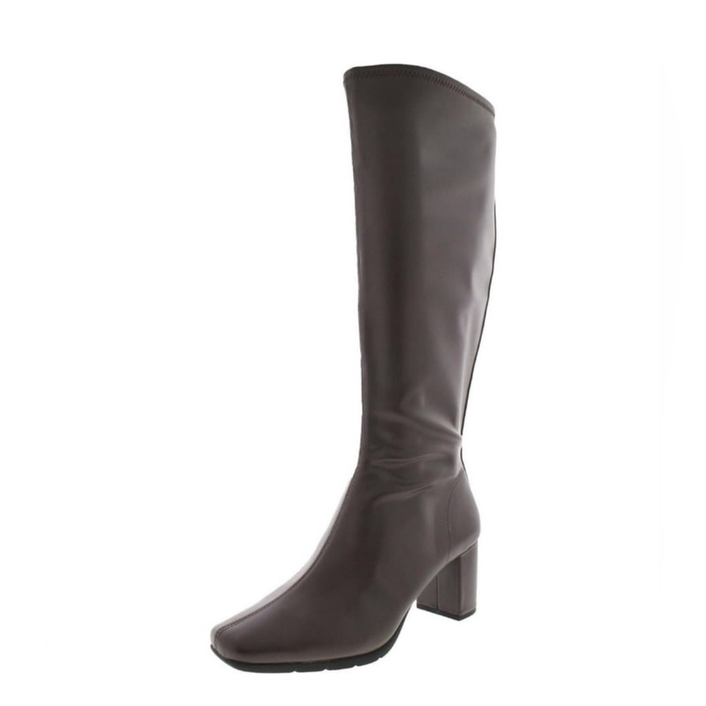 Aerosoles Micah Stretch Brown Knee High Boots Size 11